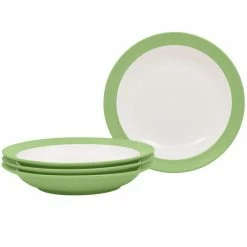 Colorwave 27 fl.oz Apple Green Stoneware Pasta Bowl 10-1/2 in. (Set of 4) by Noritake