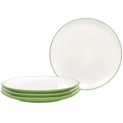 Colorwave Apple Green Stoneware Coupe Dinner Plate 10-1/2 in. (Set of 4) by Noritake