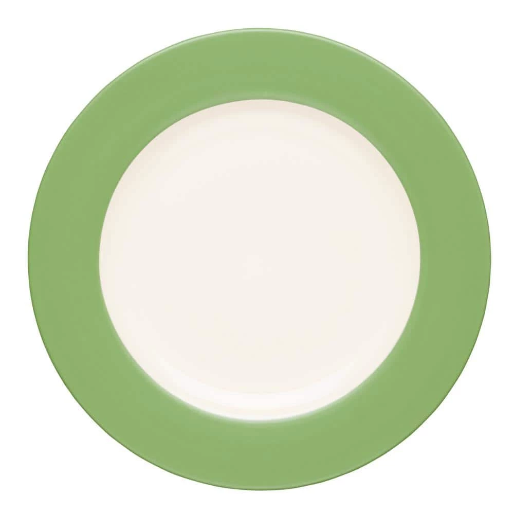 Colorwave Apple Green Stoneware Rim Dinner Plate 11 in. by Noritake 1 Colorwave Apple Green Stoneware Rim Dinner Plate 11 in. by Noritake
