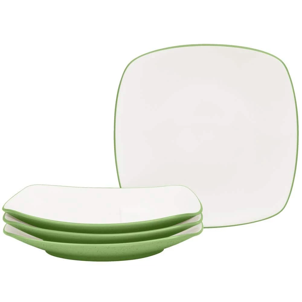 Colorwave Apple Green Stoneware Square Salad Plate 8-1/4 in. (Set of 4) by Noritake 1 Colorwave Apple Green Stoneware Square Salad Plate 8-1/4 in. (Set of 4) by Noritake