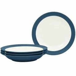 Colorwave 27 fl.oz Blue Stoneware Pasta Bowl 10-1/2 in. (Set of 4) by Noritake