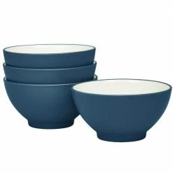 Colorwave Blue Stoneware Rice Bowl 5-3/4 in., 20 oz. (Set of 4) by Noritake