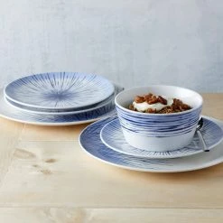 Hanabi Blue/White Porcleain Cereal Bowl 6 in., 25 oz. by Noritake -Cheap Noritake Store blue noritake bowls g013 500 fa 1000