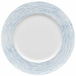 Blue/White Hammock Porcelain Stripes Rim Dinner Plate 11 in. (Set of 4) by Noritake -Cheap Noritake Store blue noritake dinner plates 9349 606ad 76 1000