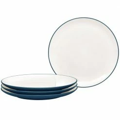 Colorwave Blue Stoneware Coupe Salad Plate 8-1/4 in. (Set of 4) by Noritake