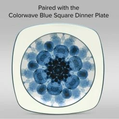 Colorwave Blue Stoneware Dapple Accent Plate 8-1/4 in. by Noritake -Cheap Noritake Store blue noritake salad plates dessert plates 8484 453 1f 1000