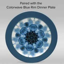 Colorwave Blue Stoneware Dapple Accent Plate 8-1/4 in. by Noritake -Cheap Noritake Store blue noritake salad plates dessert plates 8484 453 4f 1000