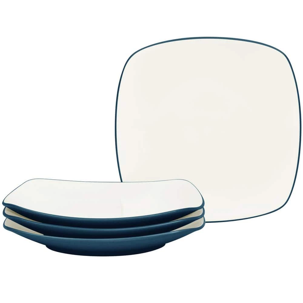 Colorwave Blue Stoneware Square Salad Plate 8-1/4 in. (Set of 4) by Noritake 1 Colorwave Blue Stoneware Square Salad Plate 8-1/4 in. (Set of 4) by Noritake