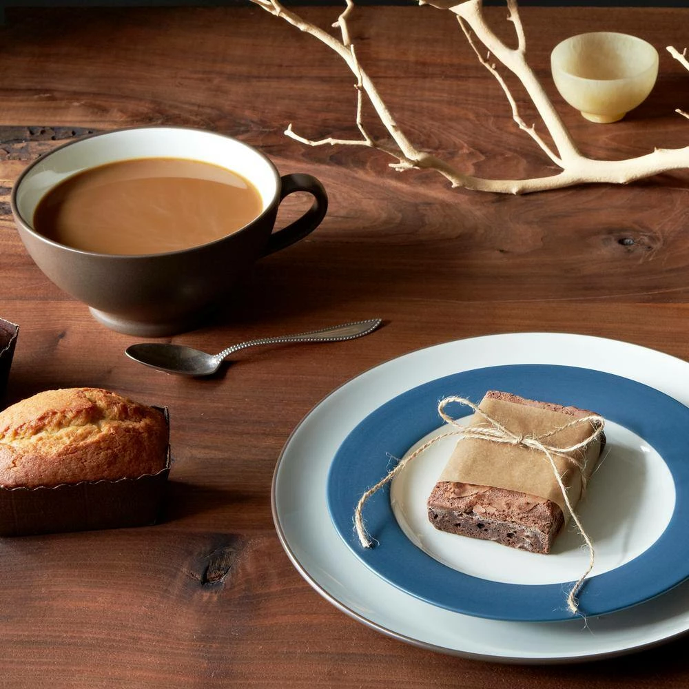 Colorwave Blue Stoneware Square Salad Plate 8-1/4 in. (Set of 4) by Noritake 7 Colorwave Blue Stoneware Square Salad Plate 8-1/4 in. (Set of 4) by Noritake - Image 7