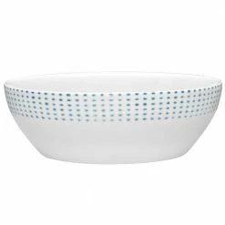 Blue/White Hammock Porcelain Round Vegetable Bowl 10-1/2 in., 96 oz. by Noritake