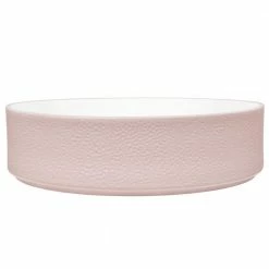 Colortex Stone 10 in. 67 fl. oz. Blush Pink Porcelain Serving Bowl by Noritake
