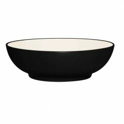 Colorwave Graphite Black Stoneware Cereal/Soup Bowl 7 in., 22 oz. by Noritake