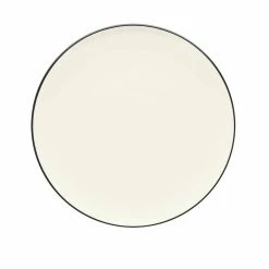 Colorwave Graphite Black Stoneware Coupe Dinner Plate 10-1/2 in. by Noritake