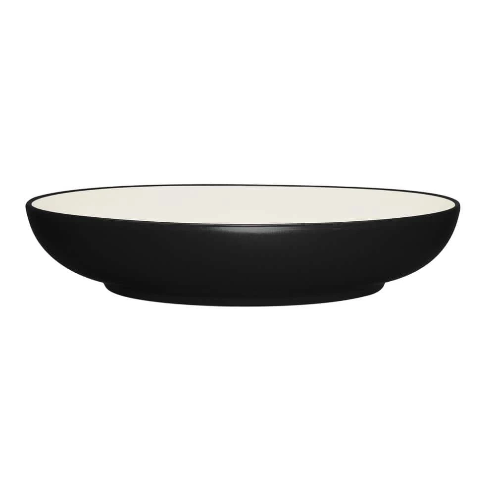 Colorwave Graphite Black Stoneware Pasta Serving Bowl 10-3/4 in., 89-1/2 oz. by Noritake 1 Colorwave Graphite Black Stoneware Pasta Serving Bowl 10-3/4 in., 89-1/2 oz. by Noritake