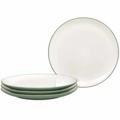 Colorwave Green Stoneware Coupe Dinner Plate 10-1/2 in. (Set of 4) by Noritake