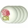 Colorwave Green Stoneware Hydrangea Accent Plate 8-1/4 in. (Set of 4) by Noritake