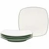 Colorwave Green Stoneware Square Salad Plate 8-1/4 in. (Set of 4) by Noritake