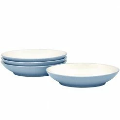 Colorwave 35 fl.oz Ice Light Blue Stoneware Coupe Pasta Bowl 9 in. (Set of 4) by Noritake