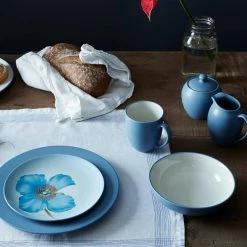 Colorwave Ice Light Blue Stoneware Rim Salad Plate 8-1/4 in. (Set of 4) by Noritake 9 Colorwave Ice Light Blue Stoneware Rim Salad Plate 8-1/4 in. (Set of 4) by Noritake -Cheap Noritake Store ice noritake salad plates dessert plates 8099 605d 1f 1000