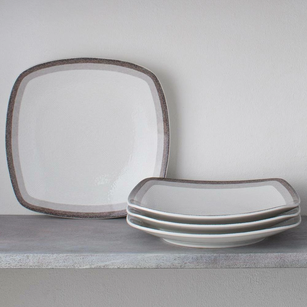 10.75 in., Colorscapes Layers Canyon Porcelain Square Dinner Plates (Set of 4) by Noritake 2 10.75 in., Colorscapes Layers Canyon Porcelain Square Dinner Plates (Set of 4) by Noritake - Image 2