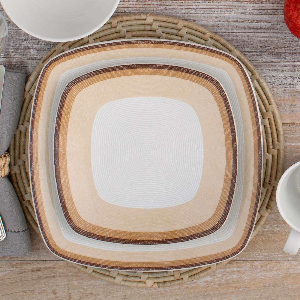 Colorscapes Layers Desert Porcelain 4-Piece Square Place Setting (Service for 1) by Noritake 2 Colorscapes Layers Desert Porcelain 4-Piece Square Place Setting (Service for 1) by Noritake - Image 2