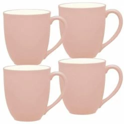 12 oz. Colorwave Pink Set of 4 Mugs by Noritake