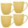 Colorwave Mustard Yellow Stoneware Mug 12 oz. (Set of 4) by Noritake