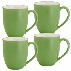 Colorwave Apple Green Stoneware Mug 12 oz. (Set of 4) by Noritake