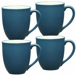 Colorwave Blue Stoneware Mug 12 oz. (Set of 4) by Noritake