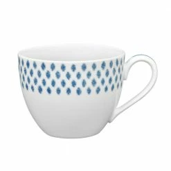 Blue/White Hammock Porcelain Cup 10 oz. (Set of 4) by Noritake -Cheap Noritake Store noritake coffee cups mugs 9349 402d 44 1000