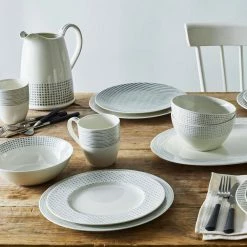 Grey/White Hammock Porcelain Mug 15 oz. (Set of 4) by Noritake 11 Grey/White Hammock Porcelain Mug 15 oz. (Set of 4) by Noritake -Cheap Noritake Store noritake coffee cups mugs 9353 484d 44 1000