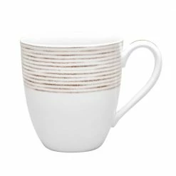 Khaki/White Hammock Porcelain Mug 15 oz. by Noritake
