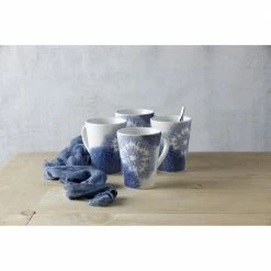 Aozora Blue/White Porcelain Mug 12 oz. by Noritake -Cheap Noritake Store noritake coffee cups mugs g012 484 44 1000