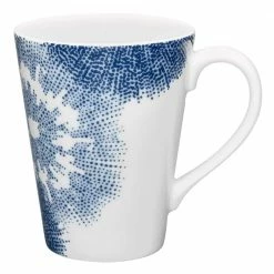 Aozora Blue/White Porcelain Mug 12 oz. by Noritake