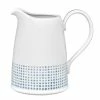 Blue/White Hammock Porcelain Pitcher 2 Qt. by Noritake