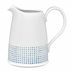 Blue/White Hammock Porcelain Pitcher 2 Qt. by Noritake