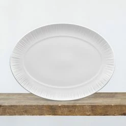 Conifere White Porcelain Oval Platter 14-1/2 in. x 10-3/4 in. by Noritake -Cheap Noritake Store noritake platters 1708 413 31 1000