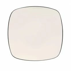 Colorwave Graphite Black Stoneware Square Platter 11-3/4 in. by Noritake