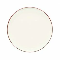 Colorwave Raspberry Red Stoneware Coupe Round Platter 12 in. by Noritake