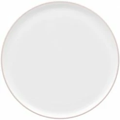 Colortex Stone 11-1/2 in. Blush Pink Porcelain Round Platter by Noritake