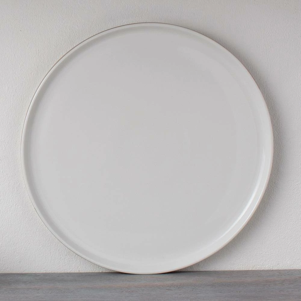 Stax Stripe 11.5 in. Dia Brown Color Porcelain Round Serving Platter by Noritake 3 Stax Stripe 11.5 in. Dia Brown Color Porcelain Round Serving Platter by Noritake - Image 3