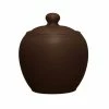 Colorwave Chocolate Brown Stoneware Sugar Bowl with Cover 13 oz. by Noritake