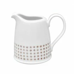 Khaki/White Hammock Porcelain Creamer 12-1/2 oz. by Noritake