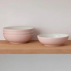 Colorwave 22 oz. 7 in. Pink Set of 4 Cereal/Soup Bowls by Noritake -Cheap Noritake Store pink noritake bowls 5112 500d 4f 1000