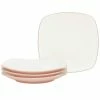 Colorwave 8-1/4 in. Pink Set of 4 Square Salad Plates by Noritake