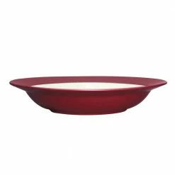 Colorwave Raspberry Red Stoneware Pasta/Rim Soup Bowl 8-1/2 in., 20 oz. by Noritake
