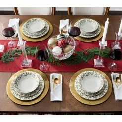Holly and Berry Gold White Porcelain 12-Piece Dinnerware set (Service for 4) by Noritake 11 Holly and Berry Gold White Porcelain 12-Piece Dinnerware set (Service for 4) by Noritake -Cheap Noritake Store red white green gold noritake dinnerware sets 4173 12h 66 1000