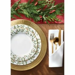 Holly and Berry Gold White Porcelain 12-Piece Dinnerware set (Service for 4) by Noritake 12 Holly and Berry Gold White Porcelain 12-Piece Dinnerware set (Service for 4) by Noritake -Cheap Noritake Store red white green gold noritake dinnerware sets 4173 12h 77 1000