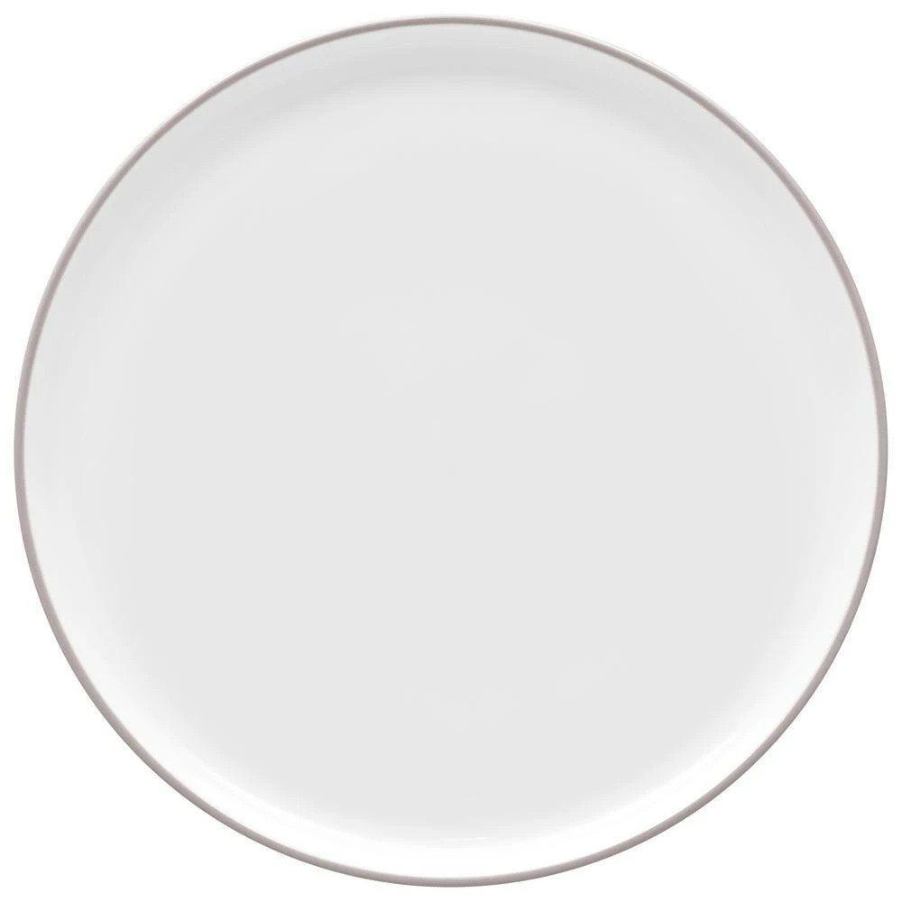 Colortex Stone Taupe Porcelain Dinner Plate 9-3/4 in. (Set of 4) by Noritake 2 Colortex Stone Taupe Porcelain Dinner Plate 9-3/4 in. (Set of 4) by Noritake - Image 2