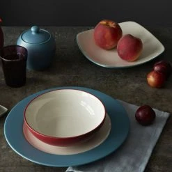 Colorwave Turquoise Stoneware Coupe Salad Plate 8-1/4 in. (Set of 4) by Noritake -Cheap Noritake Store turquoise noritake salad plates dessert plates 8093 405d 1f 1000